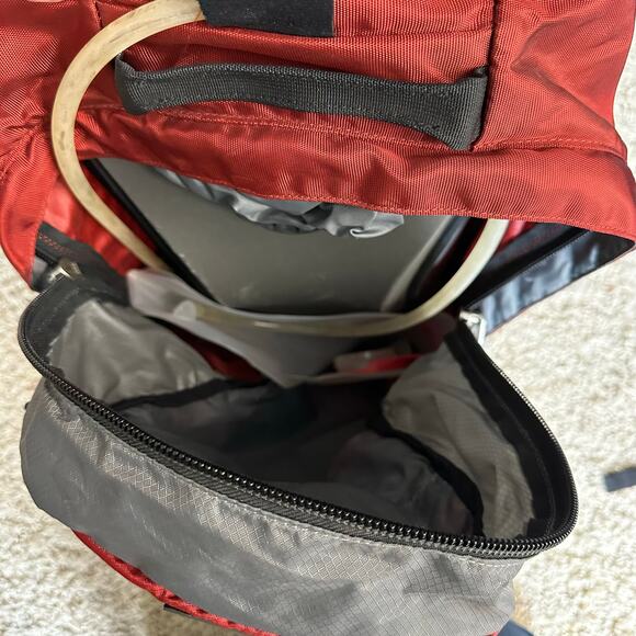 Red and Gray Men's Backpack - Picture 6 of 6